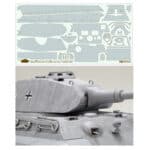 Tamiya 12649 Zimmerit Coating Sheet For 1/35 King Tiger “Porsche Turret”