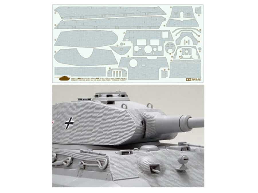 Tamiya 12649 Zimmerit Coating Sheet For 1/35 King Tiger “Porsche Turret”：圖片 1