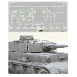 Tamiya 12650 Zimmerit Coating Sheet For 1/35 Panzer IV Ausf.J