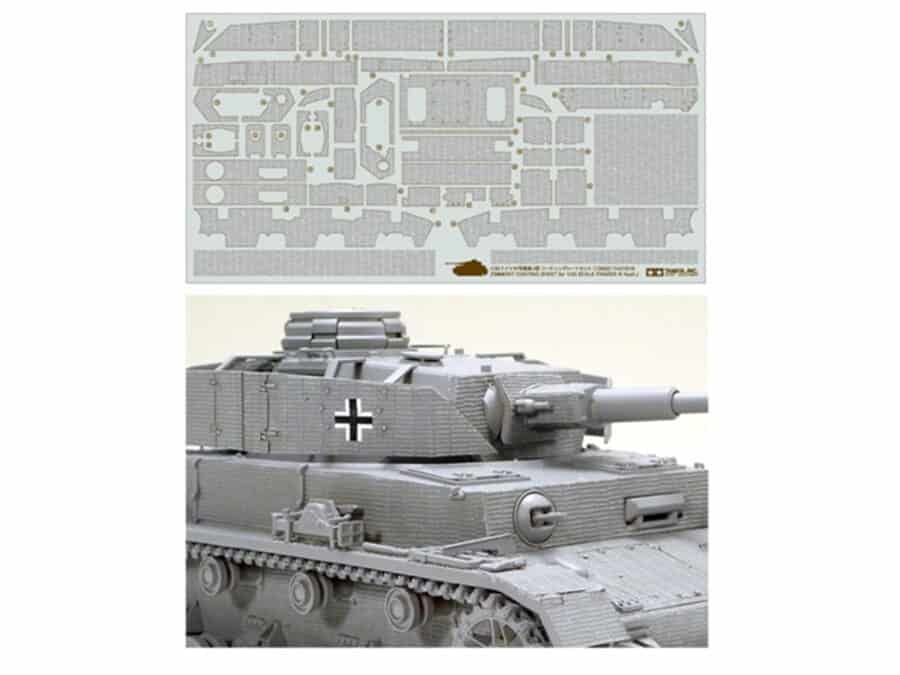 Tamiya 12650 Zimmerit Coating Sheet For 1/35 Panzer IV Ausf.J：圖片 1