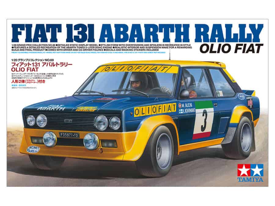 Tamiya 20069 1/20 Fiat 131 Abarth Rally Olio Fiat：圖片 2