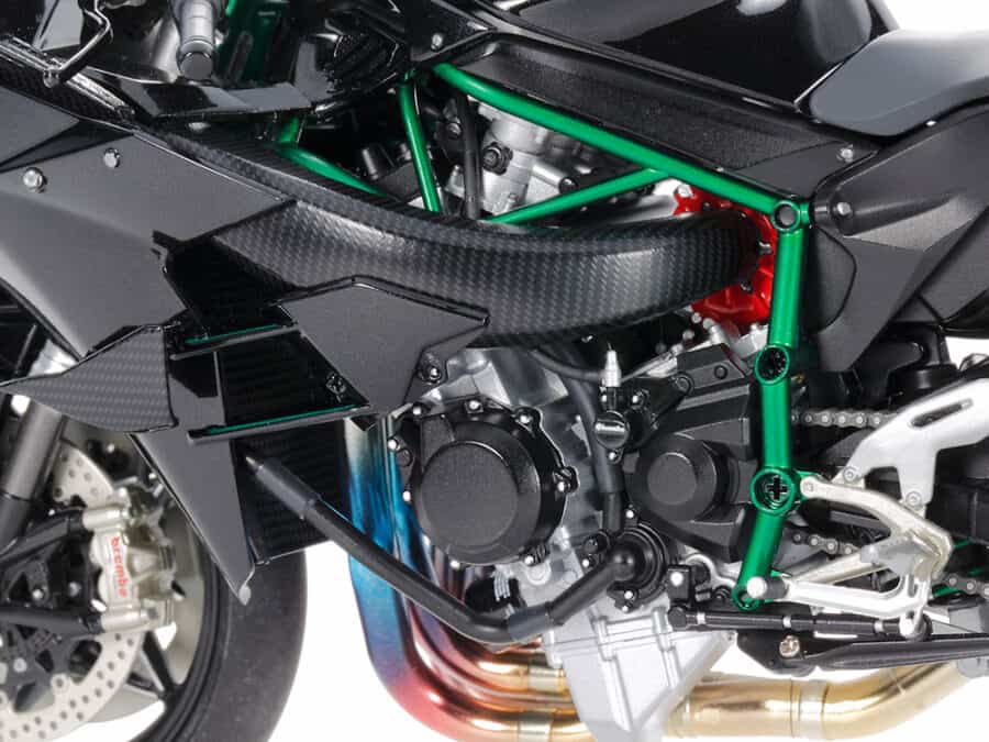 Tamiya 21160 1/12 Kawasaki Ninja H2R (Finished Model)：圖片 3