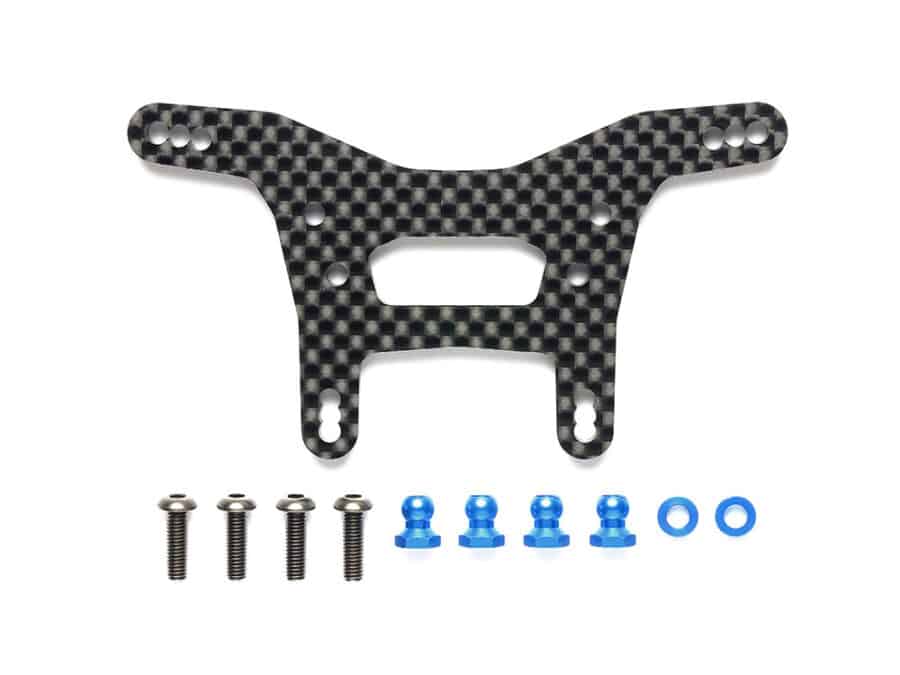 Tamiya 22057 XV-02 Carbon Damper Stay (Front)：圖片 1
