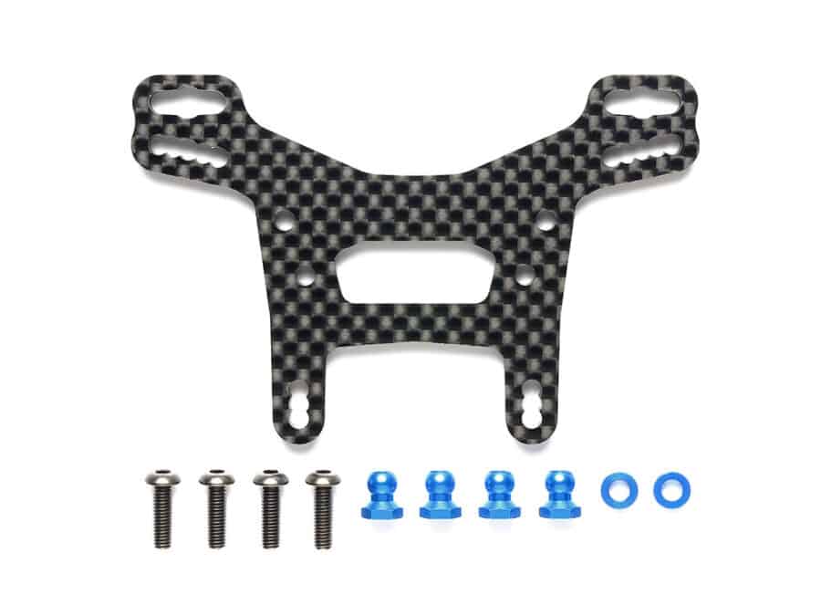 Tamiya 22058 XV-02 Carbon Damper Stay (Rear)：圖片 1