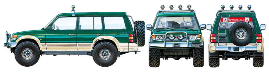 Tamiya 24124 1/24 Mitsubishi Montero with Sport Options：圖片 3