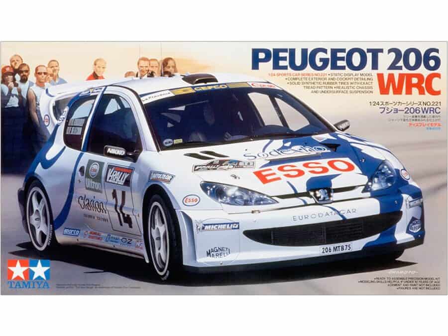 Tamiya 24221 1/24 Peugeot 206 WRC：圖片 2