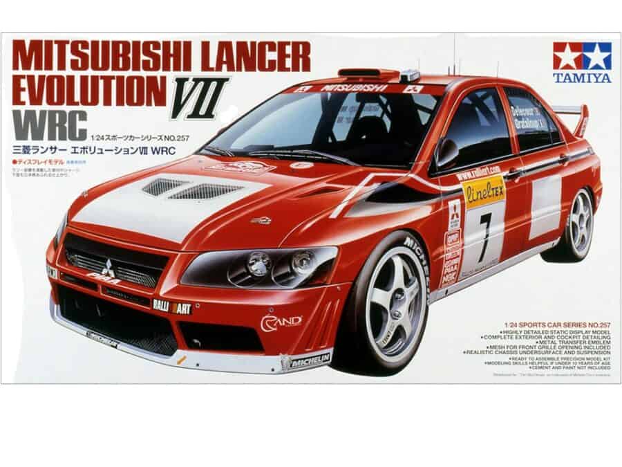Tamiya 24257 1/24 Mitsubishi Lancer Evolution VII WRC：圖片 2
