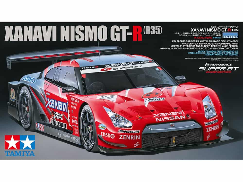 Tamiya 24308 1/24 Xanavi NISMO GT-R (R35) - 田宮模型香港旗艦