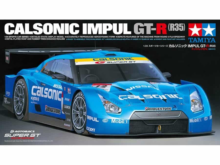 Tamiya 24312 1/24 Calsonic Impul GT-R (R35)：圖片 2