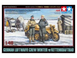 Tamiya 32412 1/48 German Luftwaffe Crew (Winter) w/Kettenkraftrad：圖片 2