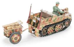 Tamiya 32502 1/48 Kettenkraftrad w/Infantry Cart & Goliath Demolition Vehicle：圖片 7