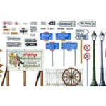 Tamiya 32509 1/48 Road Sign Set