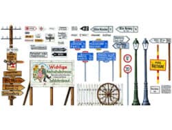 Tamiya 32509 1/48 Road Sign Set