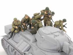 Tamiya 32521 1/48 WWⅡ Russian Infantry & Tank Crew Set：圖片 3