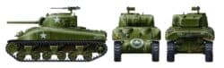 Tamiya 32523 1/48 U.S. Medium Tank M4A1 Sherman:圖片 3