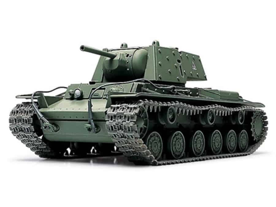 Tamiya 32545 1/48 Russian Heavy Tank KV-1 (w/Applique Armor)：圖片 1