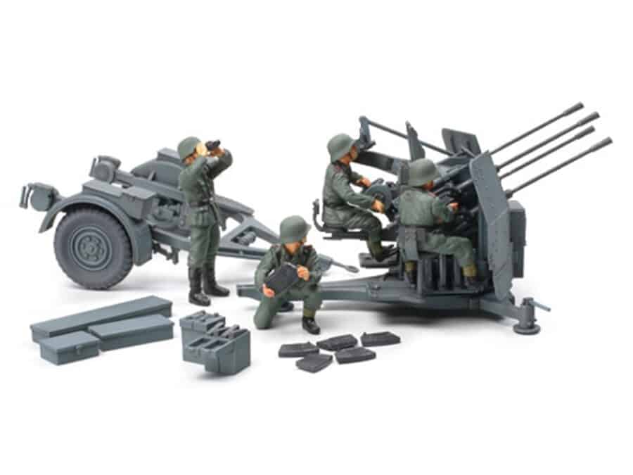 Tamiya 32554 1/48 German 20mm Flakvierling 38：圖片 1