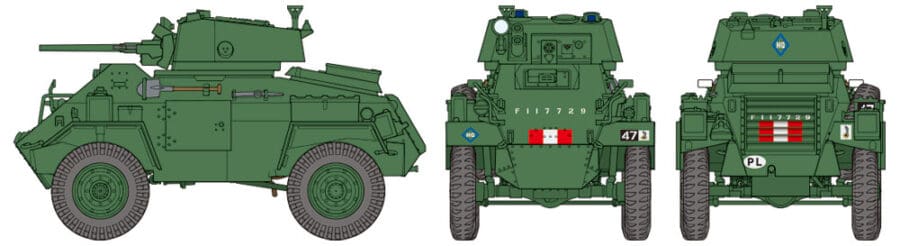 Tamiya 32587 1/48 British 7ton Armored Car Mk.IV：圖片 6