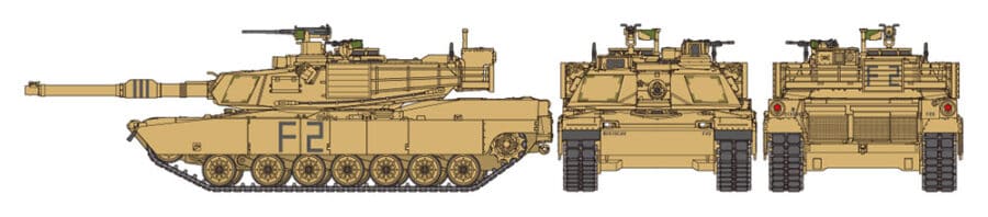 Tamiya 32592 1/48 U.S. Main Battle Tank M1A2 Abrams：圖片 9