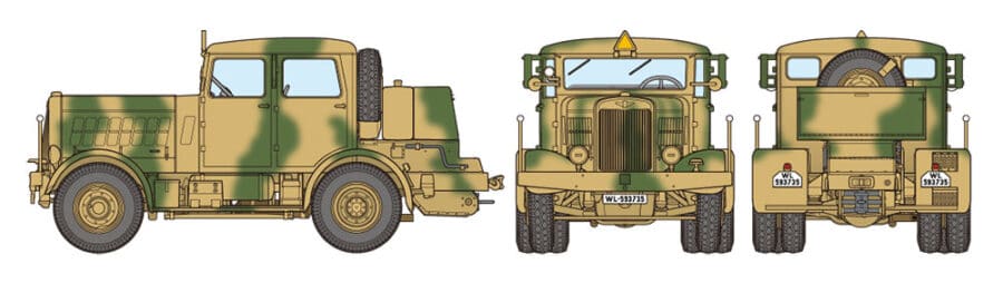 Tamiya 32593 1/48 German Heavy Tractor SS-100：圖片 6