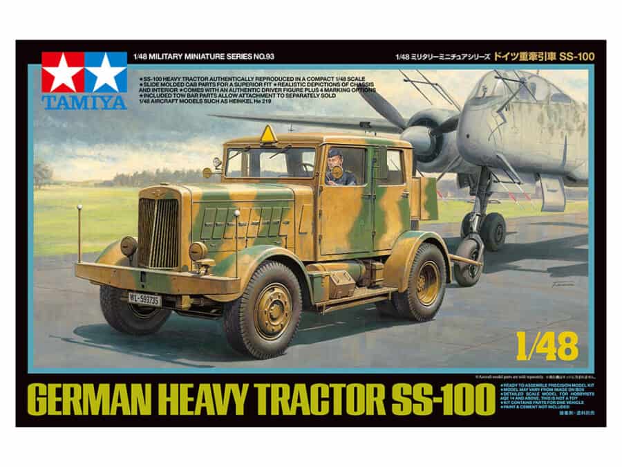 Tamiya 32593 1/48 German Heavy Tractor SS-100：圖片 2