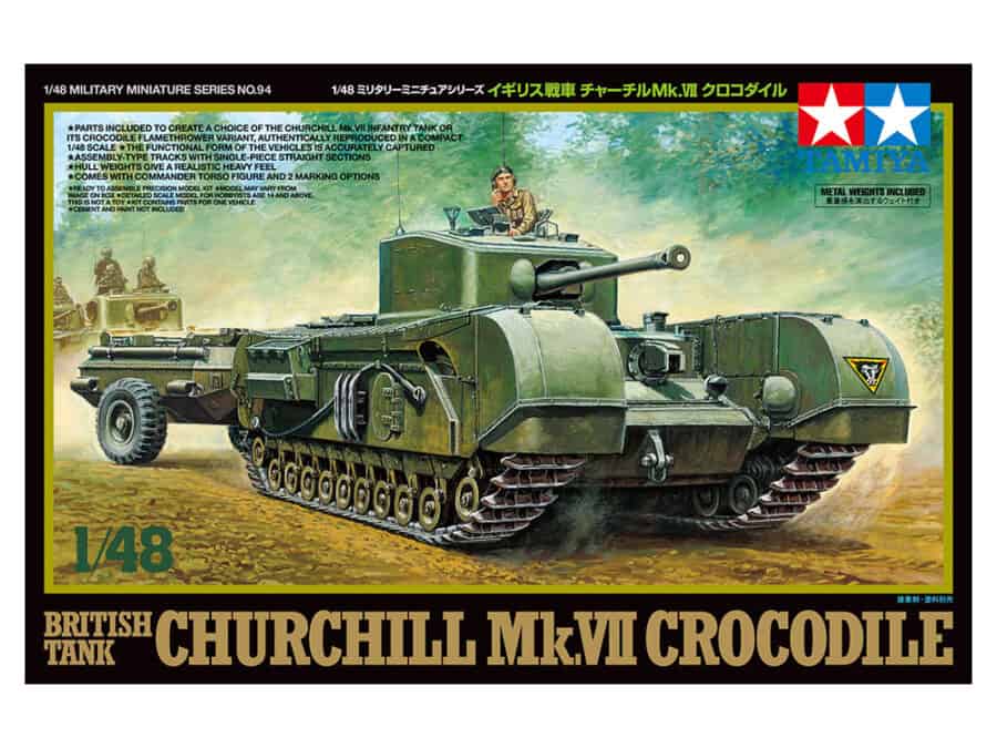 Tamiya 32594 1/48 British Tank Churchill Mk.VII Crocodile：圖片 2