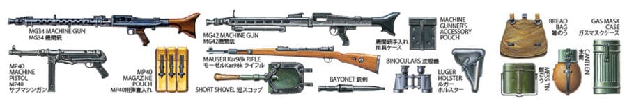 Tamiya 32602 1/48 WWⅡ Wehrmacht Infantry Set：圖片 6
