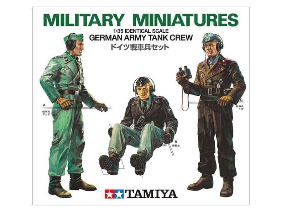 Tamiya 35001 1/35 German Army Tank Crew：圖片 2