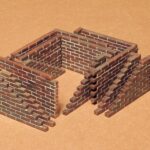 Tamiya 35028 1/35 Brick Wall Set
