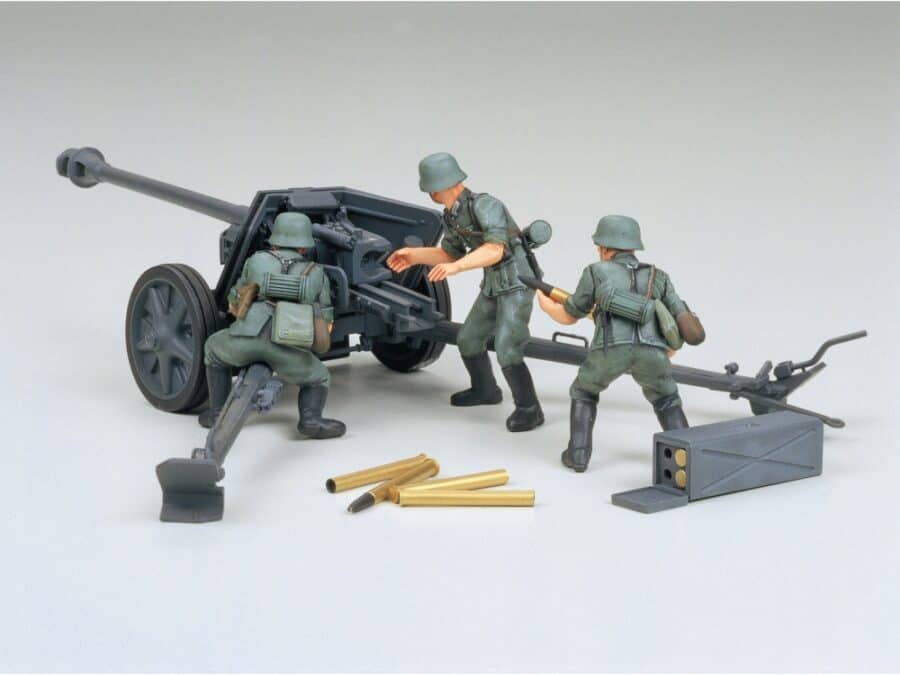Tamiya 35047 1/35 German 75mm Anti Tank Gun：圖片 1