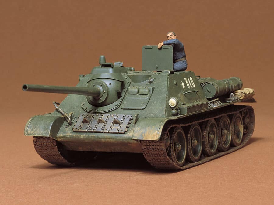Tamiya 35072 1/35 Russian Tank Destroyer SU-85：圖片 1