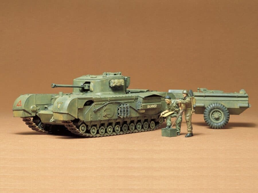 Tamiya 35100 1/35 British Churchill Crococdile：圖片 1