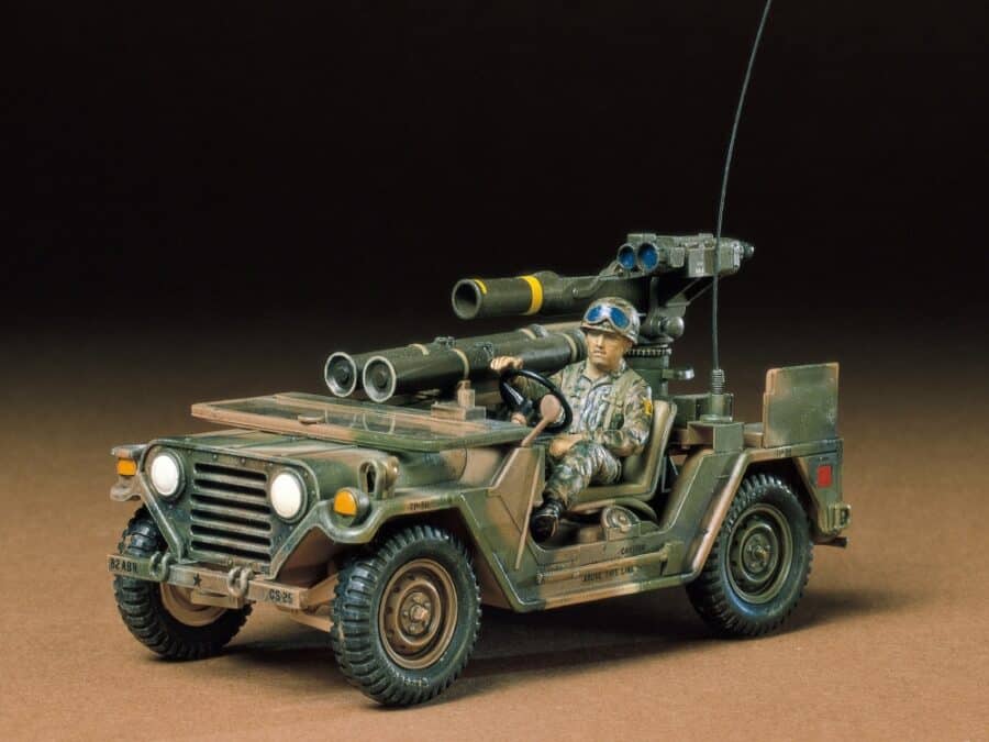 Tamiya 35125 1/35 U.S. M151A2 w/Tow Launcher：圖片 1
