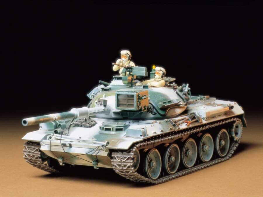 Tamiya 35168 1/35 JGSDF Type 74 Tank Winter Version：圖片 1
