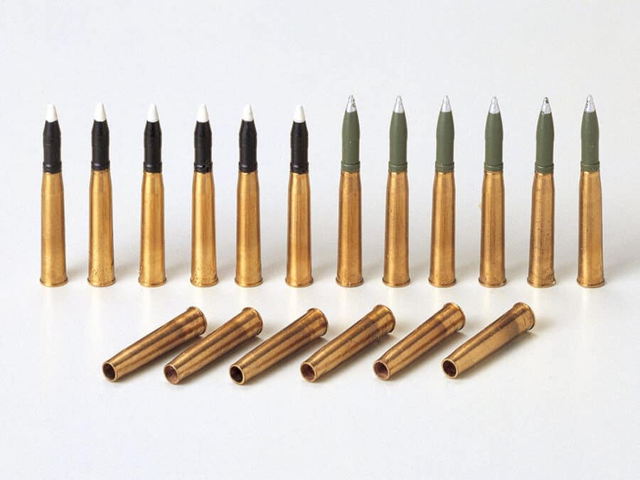 Tamiya 35182 1/35 Pz.Kpfw.IV Brass Projectiles (75mm L48 KwK40)：圖片 1