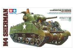 Tamiya 35190 1/35 U.S. Medium Tank M4 Sherman (Early Production)：圖片 2