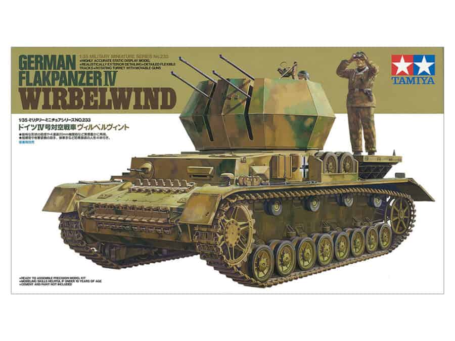 Tamiya 35233 1/35 German Flakpanzer Ⅳ Wirbelwind：圖片 2