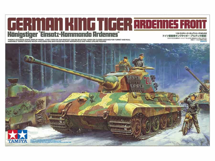 Tamiya 35252 1/35 German King Tiger (Ardennes Front)：圖片 2