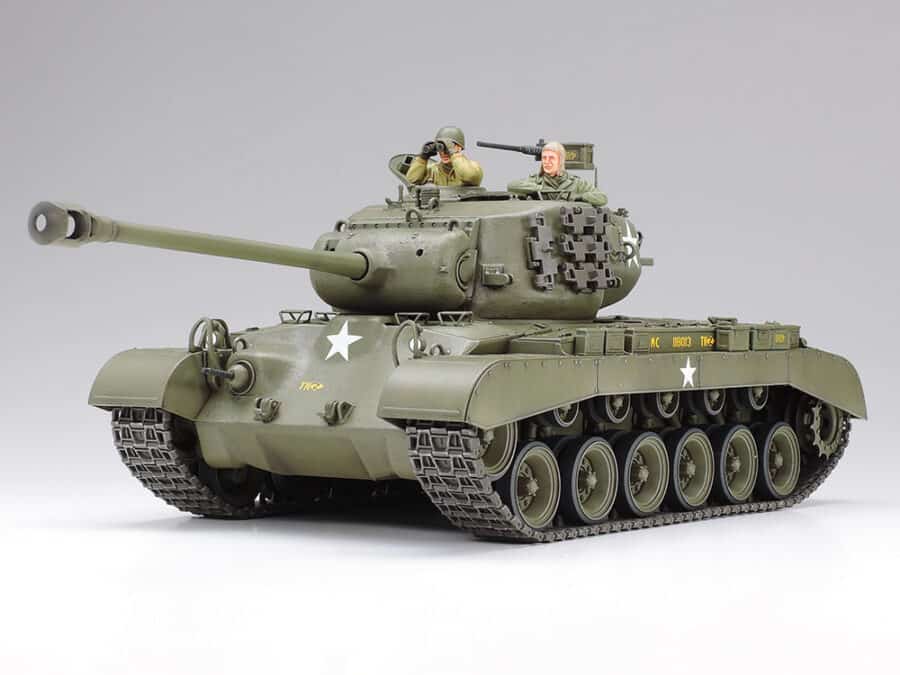 Tamiya 35254 1/35 US Medium Tank M26 Pershing (T26E3)：圖片 1