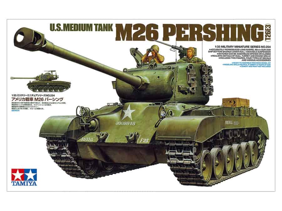 Tamiya 35254 1/35 US Medium Tank M26 Pershing (T26E3)：圖片 2