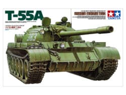 Tamiya 35257 1/35 Russian Medium Tank T-55A：圖片 2
