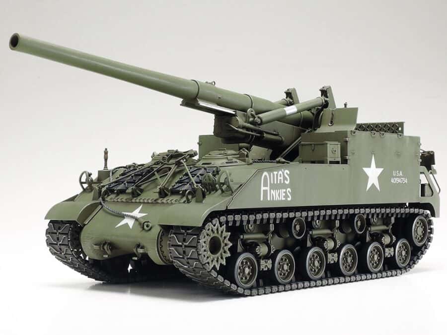 Tamiya 35351 1/35 U.S. Self-Propelled 155mm Gun M40：圖片 3