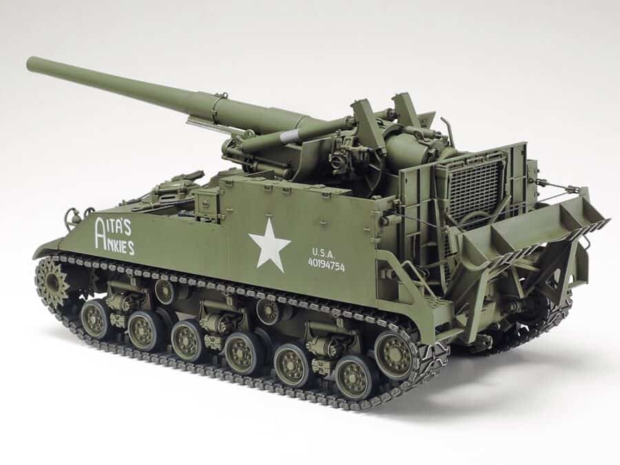 Tamiya 35351 1/35 U.S. Self-Propelled 155mm Gun M40：圖片 9