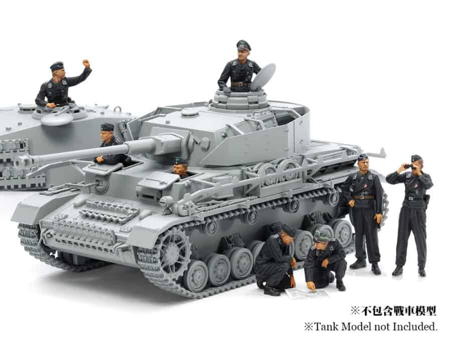 Tamiya 35354 1/35 Wehrmacht Tank Crew Set：圖片 1