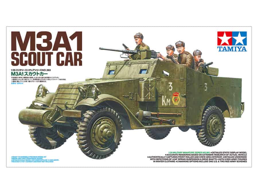 Tamiya 35363 1/35 M3A1 Scout Car：圖片 2