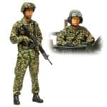 Tamiya 36316 1/16 Japan Ground Self Defense Force Tank Crew Set
