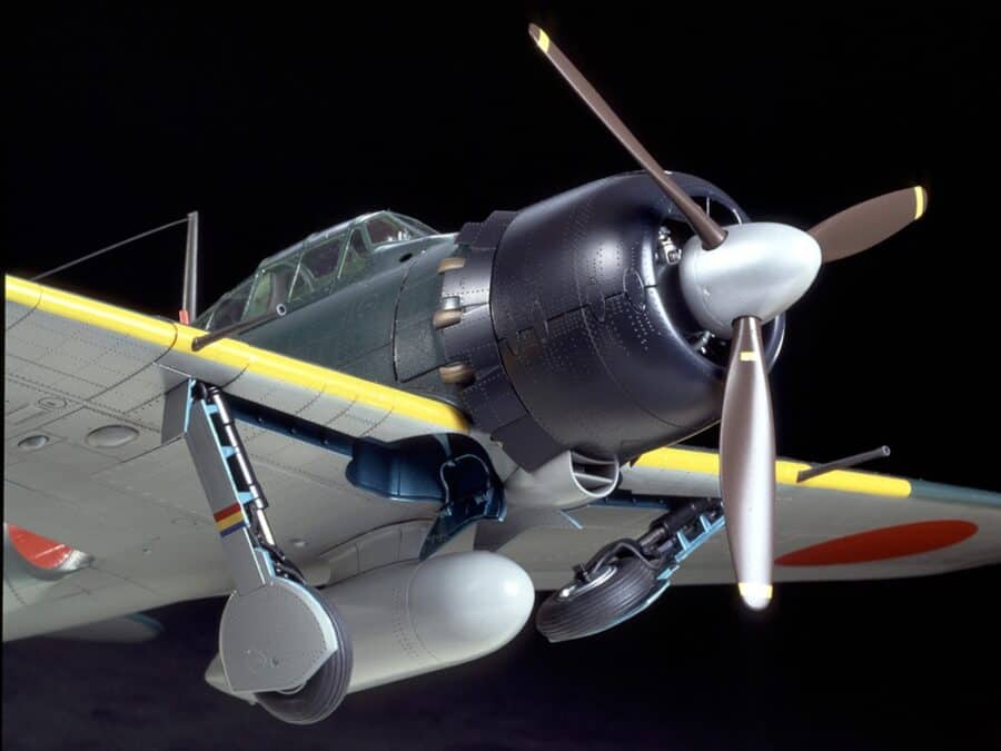 Tamiya 60318 1/32 Mistubishi A6M5 Zero Fighter Model 52 (Zeke)：圖片 2
