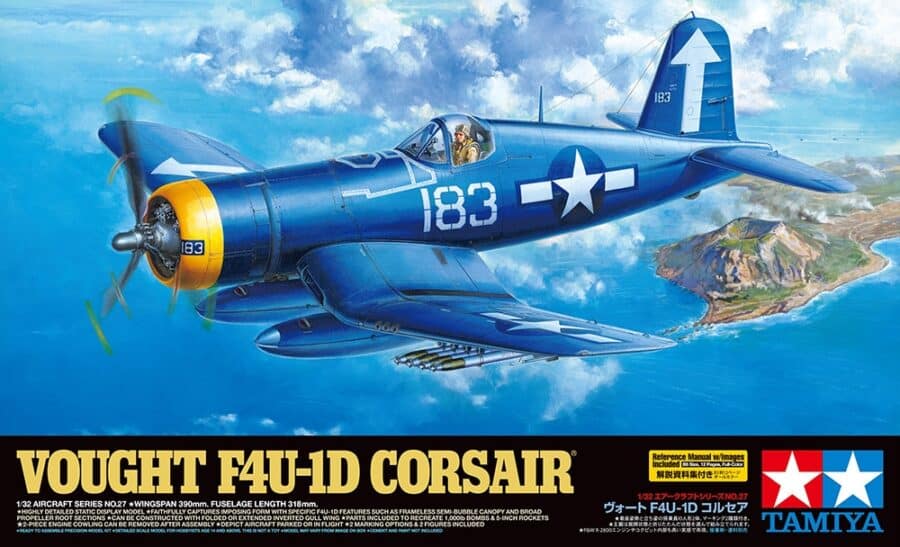 Tamiya 60327 1/32 Vought F4U-1D Corsair：圖片 2