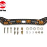 Tamiya 95641 Mini4WD 40th Anniversary HG Carbon Stay for Wide Front Sliding Damper (2mm)