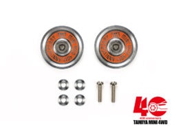Tamiya 95643 Mini4WD 40th Anniversary HG 19mm Aluminum Ball-Race Rollers (Ringless)